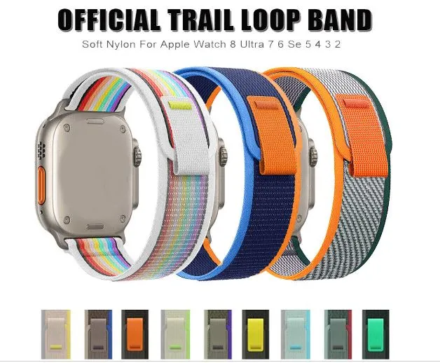 42mm/44mm/45mm/49mm Trail loop Band iWatch Strap For watch Ultra