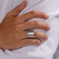 Dawapara Triple Moon Goddess Ring Pentagram Pentacle Stainless Steel Ring Pagan Magic Amulet Tree of Life Wiccan Jewelry.