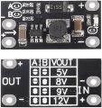 Multi-function Mini Tiny Boost Module Step Up Board 5V/8V/9V/12V 1.5A LED Indicator Diy Electronic Module High Quality. 
