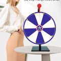 Rewritable Rorating Board Classroom Lottery Draw Drawer Spinner Lucky Wheel Spin Teaching Aids Party Games 30/40/50cm Iron Stand. 