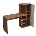 Study table with book shelves and 1 door 3 shelve Cabinet, Reading Table.Writing Study Desk, Workstation Computer Table, Office Executive Table Desk with Bookshelf 50/45. 