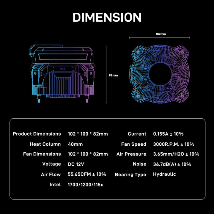 ALSEYE%20Cpu%20Cooler%20ARGB%20Precise%20Temperature%20Display%20Low%20Noise%205V%203Pin%20Cooler%20With%20DIY%20Stickers%20Support%201700/1200/115X%20-%20Image%205