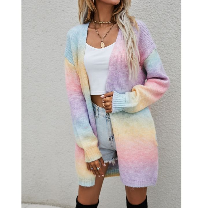 Korean%20Fashion%20Cardigan%20Women%20Colorful%20Rainbow%20Sweater%20Gradient%20Loose%20Long%20Coat%20Knitwear%20Autumn%20Winter%20Clothes%20Sueters%20De%20Mujer%20-%20Image%203