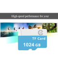 128G/256G/512G/1T TF Micro Secure Digital Memory Card for Tablet Camera.