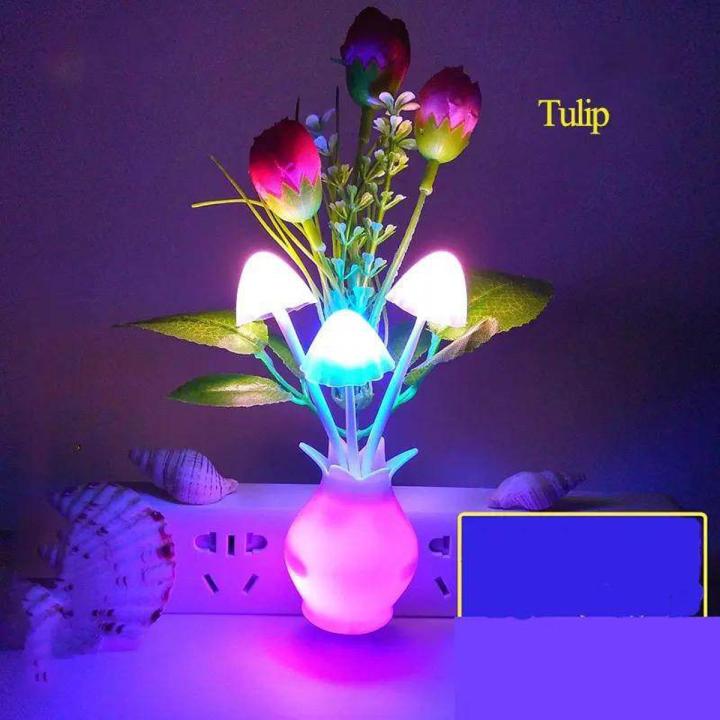 Automatic Led Sensor Mushroom Lamp - Table Lamp