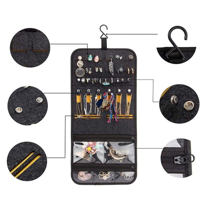 Portable%20Travel%20jewelry%20organizer%20roll%20Secure%20Waterproof%20Foldable%20jewelry%20case%20Compact%20Versatile%20Journey%20rings%20necklaces%20-%20Image%207