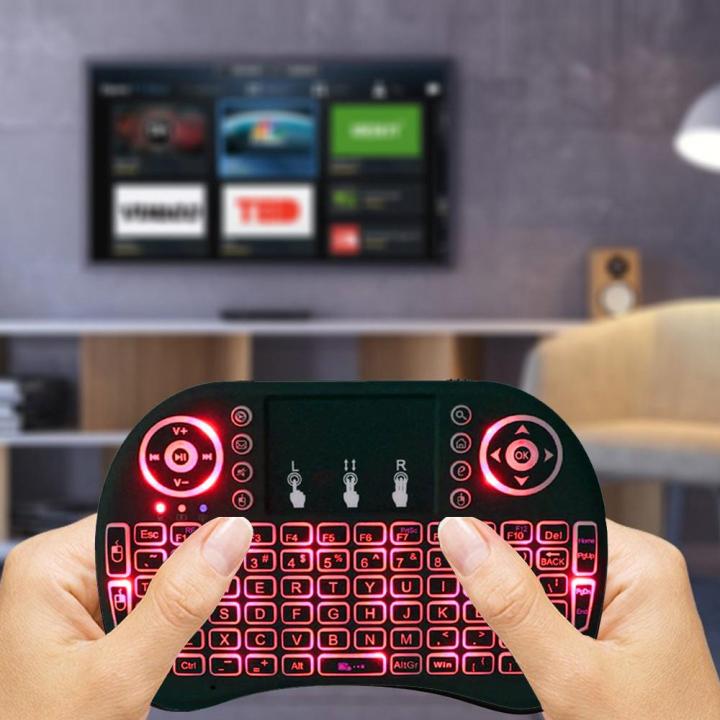 I8-B Mini Keyboard With Touchpad Mouse - Air Mouse For Android Tv Box And Smart Tv - Latest Technology For Convenient Control