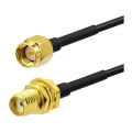 Rgeek Router Antenna Rg174 Sma Rp-Sma Male To Female Extension Cable Copper Feeder Wire For Coax Coaxial Wi-Fi Wifi Network. 