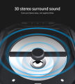 【FUPANG】Bluetooth speaker wireless portable boom box supports microphone input outdoor card large volume quality.