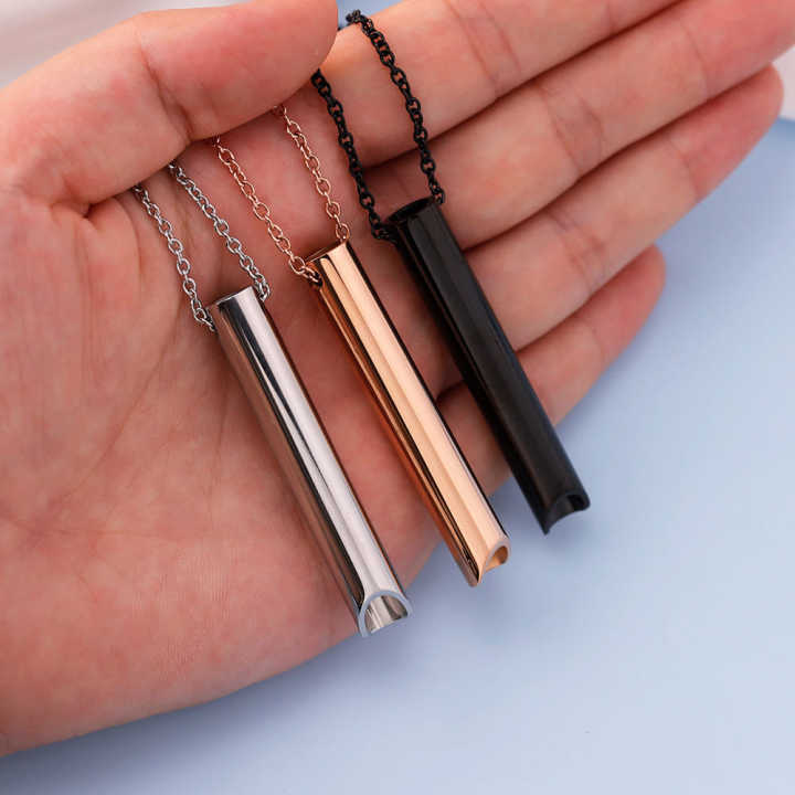 Pendant Necklace For Men Women Stainless Steel Chain Necklace