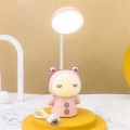 Qiunery Cute LED Desk Lamp With USB Charging Port, 360 ° Universal Adjustment, 2nd Gear Dimming Dimmable Reading Lamp For Children's Birthday Gifts, Portable Bedside Night Lamp. 