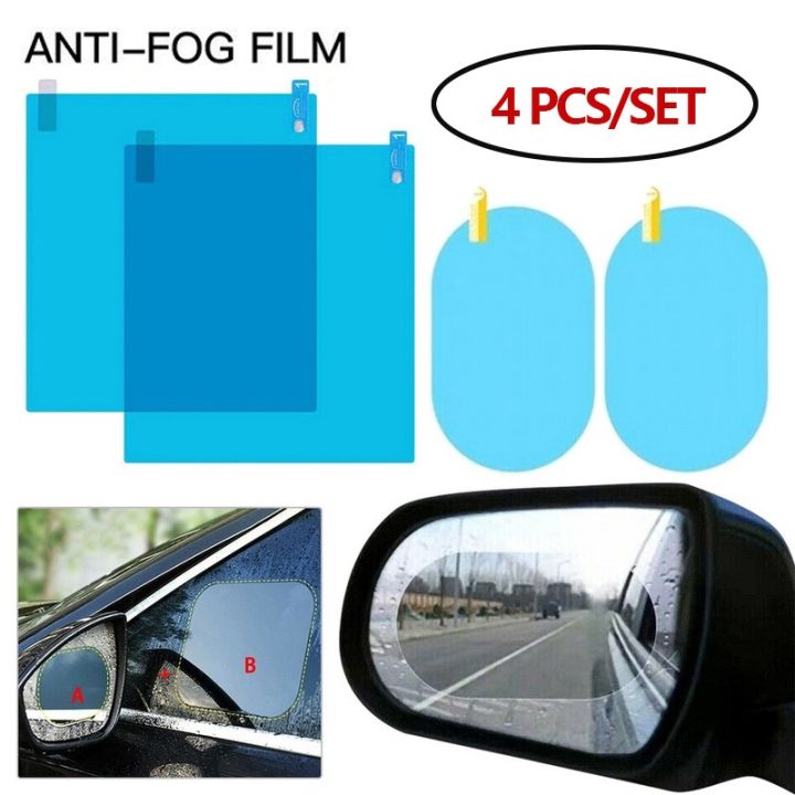 Vocoal%204pcs%20Anti%20Fog%20Film%20Anti%20Rain%20Car%20Mirror%20Film%20Rearview%20Mirror%20Protective%20Film%20Nano%20Waterproof%20Anti%20Glare%20Side%20Window%20Film%20-%20gold%20palace%20-%20Image%204