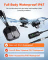 Vantrue F1 4K + 1080P Front and Rear Motorcycle Dashcam.