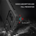 Quiberk for Samsung Galaxy A03 Phone Case Slide Camera Cover Kickstand Hard Shockproof Armor Back Casing. 