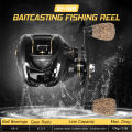 18+1 Ball Bearings Baitcasting Fishing Reel with Deep Shallow Spools 6.3:1 Gear Ratio Poweful Fishing Bait Casting Reel. 