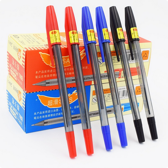 FREE%20Horse%20808%20Black%20BALL%20PEN%20Extra%20Fine%200.7mm%20Dx%20Hard%20Crystal%2012%20PCS%20-%20Image%202