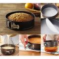 3pcs Non Stick  Cake Mold Pan Round Cake Pan With Removable Bottom. 