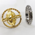 astronomical ball ring Necklace Deformable Rotary Ball Foldable Ring German Astrosphere Tellurion Ring Necklace For Men Women. 