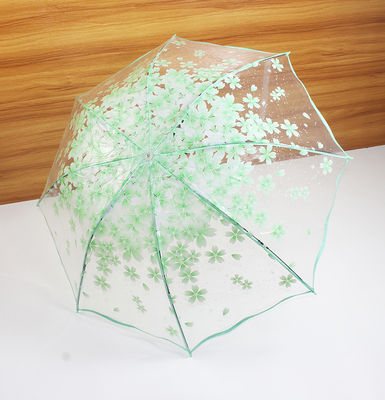 Thickening%20Transparent%20Three%20Fold%20Rain%20Umbrella%20Japanese%20Cherry%20Blossom%20Plastic%20PVC%20Clear%20Falbala%20Umbrellas%20Women%20parapluie%20-%20Image%205