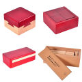 Classical wooden educational toy, Kong Ming lock, Luban ball, whimsical and clever place, four tricks, magic boxes, mysterious treasure boxes. 