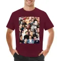 Sebastian Stan Collage T-shirt vintage t shirt kawaii clothes big and tall t shirts for men. 