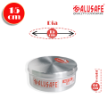 Aluminium Pudding Box With Aluminium Lid 15 Cm (15X6 Cm) - Durable And Reliable Container For Storing Puddings. 