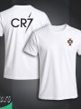 CR7 Short Sleeve Football Jersey For Men - Half Sleeve Ronaldo CR7 t shirt - Portugal Jersey. 