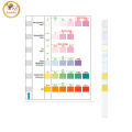 6 In 1 Fish Tank Water Aquarium Test Strips Freshwater Saltwater Test Kit For Test PH Carbonate Hardness Chlorine Nitrite Nitrate Aquarium 100pcs. 