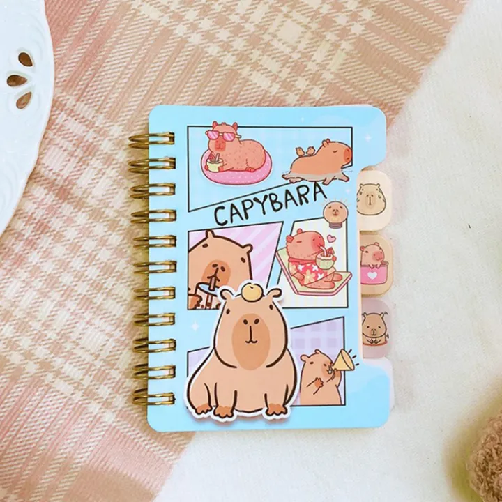 Cute%20Capybara%20Notebook%20Cartoon%20Animal%20Notepads%20Student%20Hand%20Ledger%20PP%20Coil%20Book%20For%20Girl%20Student%20Stationery%20Supplies%20-%20Image%205