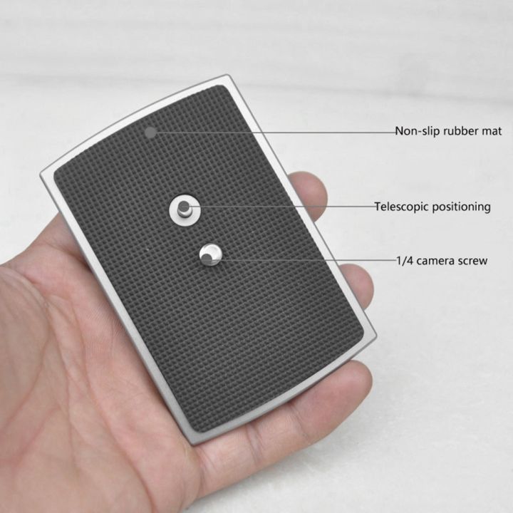 Quick%20Release%20Platee%20for%20Libec%20TH-650DV%201/4%20Inch%20Mounting%20Screw%20Tripod%20Monopods%20Camera%20Clamp%20Plate%20-%20Image%203