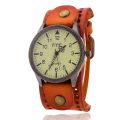 CCQ Vintage Cow Leather Bracelet Watch High Quality Antique Women Wrist Watch Luxury Quartz Watch Relogio Feminino. 