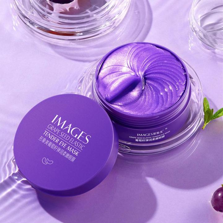 60pcs Grape Eye Patches Elastic Moisturizing Soft Eye Mask Hydrating Moisturizing Eye Care Eye Patch Korean Skin Care Products