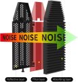 Microphone Isolation Shield with High Density Absorbent Foam to Filter Vocal 5 Foldable Soundproof Cover for Any Condenser Microphone.
