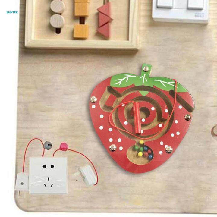 Maze Toddler Board Games, Interactive Maze Beads for Preschool 3 4 5 6 Year Old