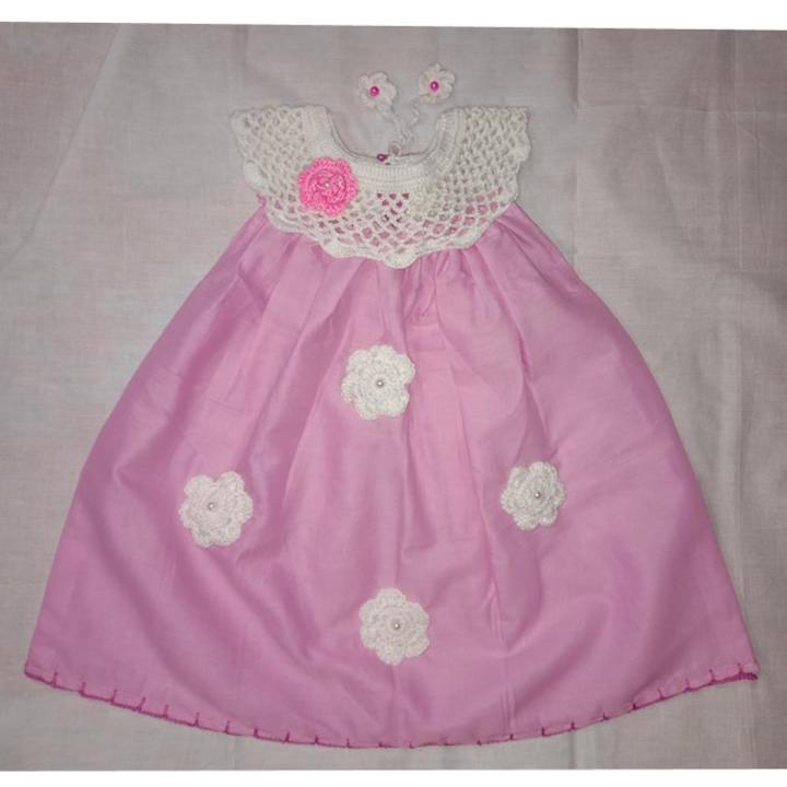 Baby girls fashionable beautiful kushi kata frock for 6 Months to 5 years
