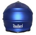 Bang- Full Face Bike Helmet for Men - Matt Blue - bike helmet. 