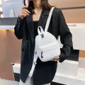 Casual Nylon Women Mini Backpack Fashion Solid Color Preppy Style Students School Bags Female Small Travel Knapsack Rucksacks. 