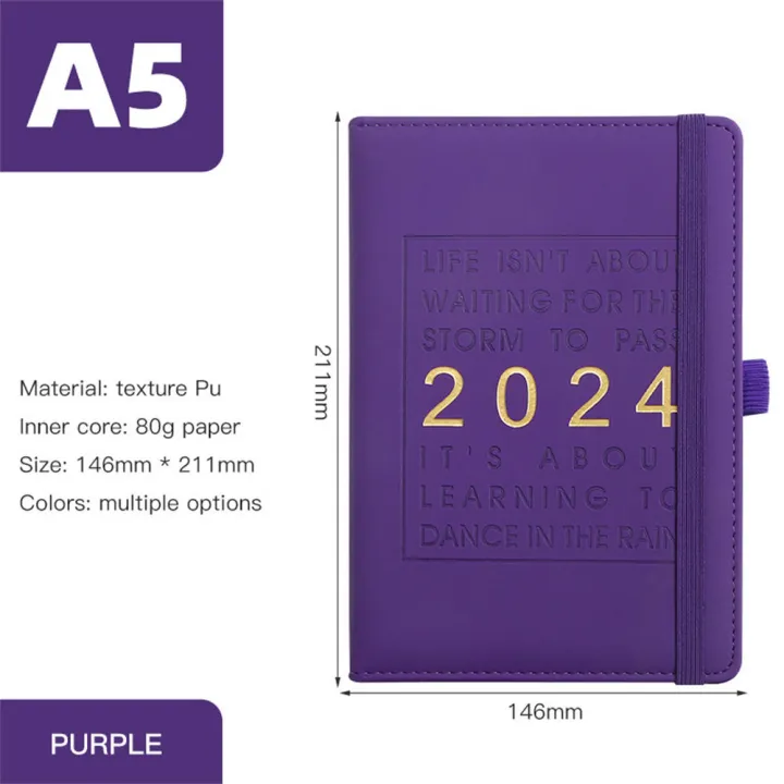 2024%20Notebook%20Agenda%20A5%20Portable%20Diary%20Journal%20for%20Office%20School%20Work%20Personal%20Creativity%20Student%20-%20Image%209