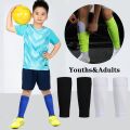 Socks Hight Elasticity Soccer Protective 1 Without Feet Kids Pair Adults Shin Pads Guard For Football Sport Leg Support Sleeves. 
