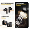 Awei T56 ANC TWS Earphone With Touch LED Screen V5.4 Wireless Bluetooth Earbuds. 