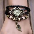 Elegant Premium Ladies Watch - Women's Bracelet Hand Ring Wrist Watch with Adjustable Pin Buckle Fastening - Fashion and Comfortable Design. 