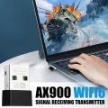 AX900 WiFi 6 USB WiFi Adapter 802.11AX Wireless WiFi Dongle Dual Band 2.4G/5GHz Network Card Driver Free For Win10/11.
