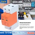 2Pcs SPD Surge Protective Devices Arrester Protector Home Circuit Breaker 2P. 