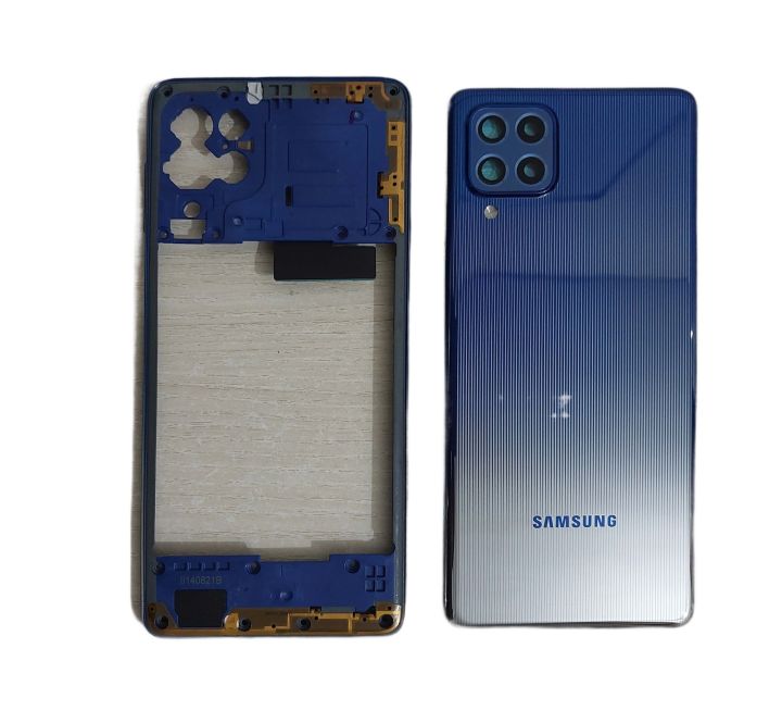 Samsung%20Galaxy%20M62/%20Samsung%20Galaxy%20F62%20Middle%20Bezel%20Housing%20Frame%20and%20Back%20Panel%20Without%20Front%20LCD%20Frame%20Panel%20-%20Image%203