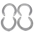 4Pcs 5 Horse Equipment Aluminum Alloy Farrier for Tournament Play.