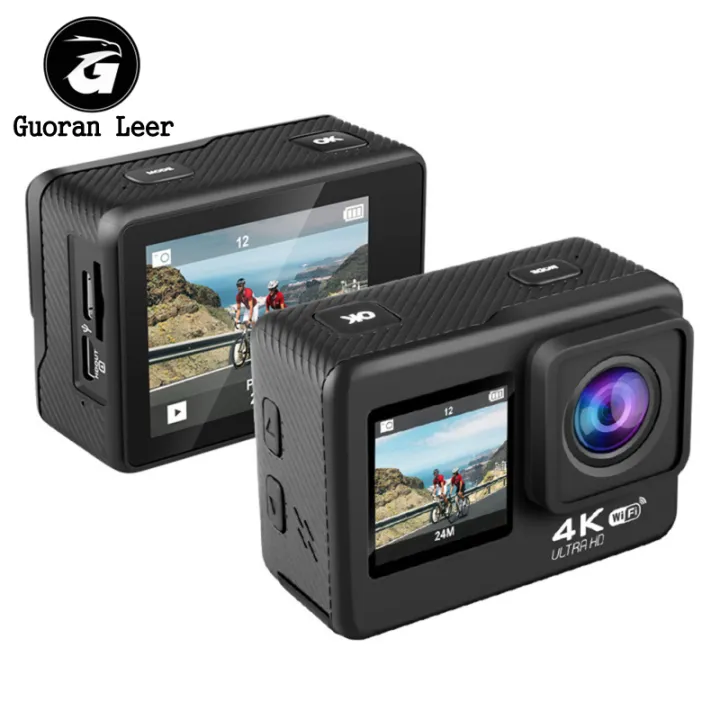 Q60AR%204K%2030FPS%2024MP%20WiFi%20Action%20Camera%20Waterproof%20170%C2%B0Wide%20Angle%20Len%20Dual%20Screen%20Display%20Video%20Camera%20For%20Outdoor%20Sports%20Cycling%20Diving%20-%20Image%209