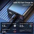 USAMS 30000mAh Power Bank 65W PD Fast Charging Powerbank Portable External Battery Phone Charger For iPhone iPad Samsung Xiaomi Huawe. 