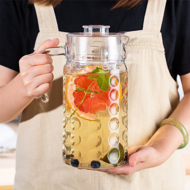 1.8%20Litre%20Green%20Apple%20Deli%20Glassware%20Crystal%20Clear%20Glass%20Water%20Jug%20And%20Juice%20Jug%20And%20Pitcher%20With%20Plastic%20Lid%20-%20Image%205