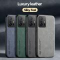 For Xiaomi 11 11X T 10 Lite 9 Ultra Pro Mix4 CIVI 3 2 Case Goatskin plush ultra-thin magnetic patch holder 360° full protection Back cover car navigation bracket casing. 