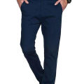 Navy Blue Twill Gabardine Pant for Men.